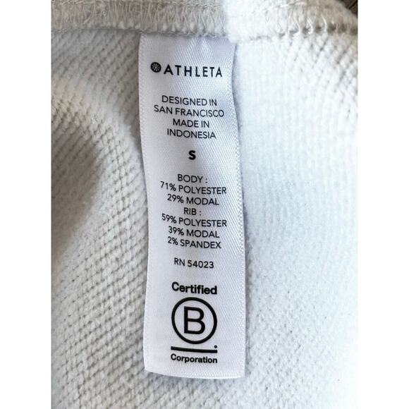 Athleta Mala Hoodie Dress, Light Oatmeal Heather SIZE S - Picture 11 of 13